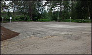 Parkkipaikan laajennus